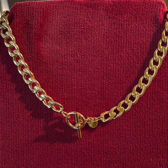 Dyadema Italy Toggle Classic Gold Chain Necklace - Picture 3 of 4